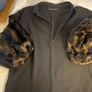 Zara Tunic with Fir Sleeves